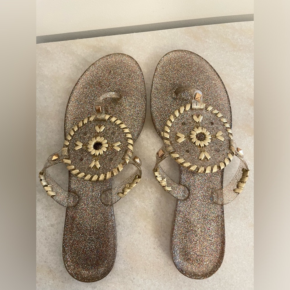 Jack Rodgers Jelly Glitter Sandals